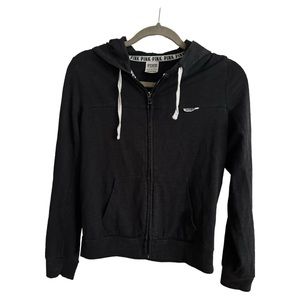 Pink Victoria's Secret Hoodie Women’s Black White Full Zip Long Sleeves Pockets